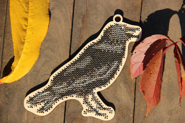 DIY Cross stitch kit on wood