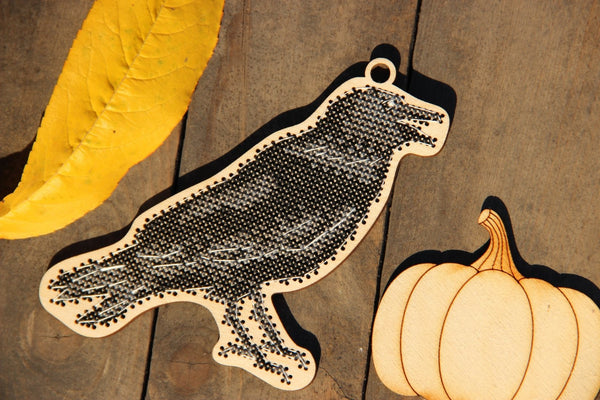 DIY Cross stitch kit on wood