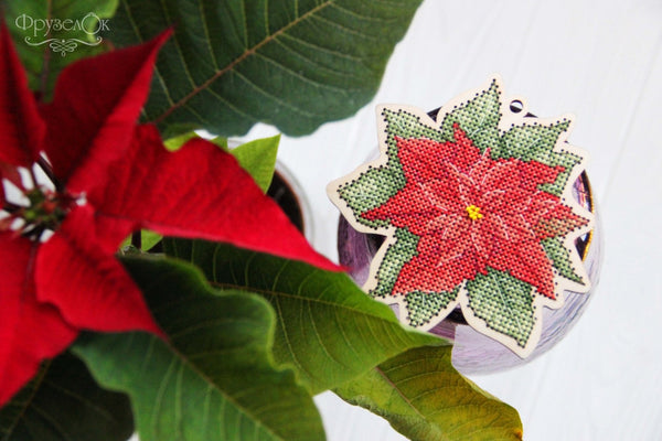 DIY Cross stitch kit on wood