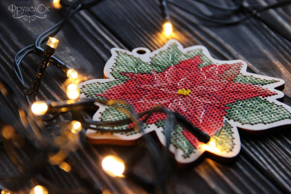 DIY Cross stitch kit on wood