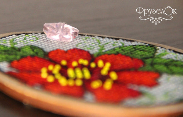 DIY Cross stitch kit on wood