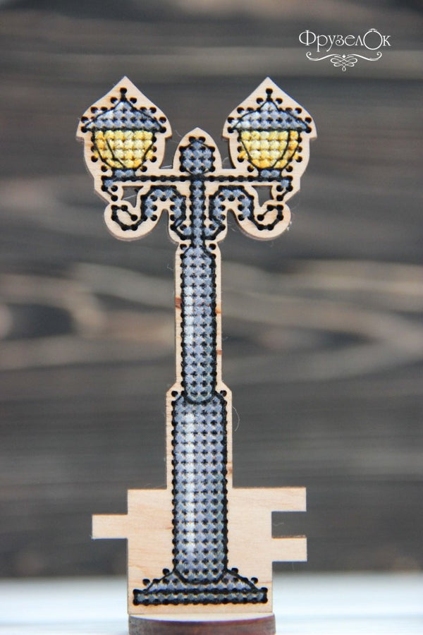 DIY Cross stitch kit on wood