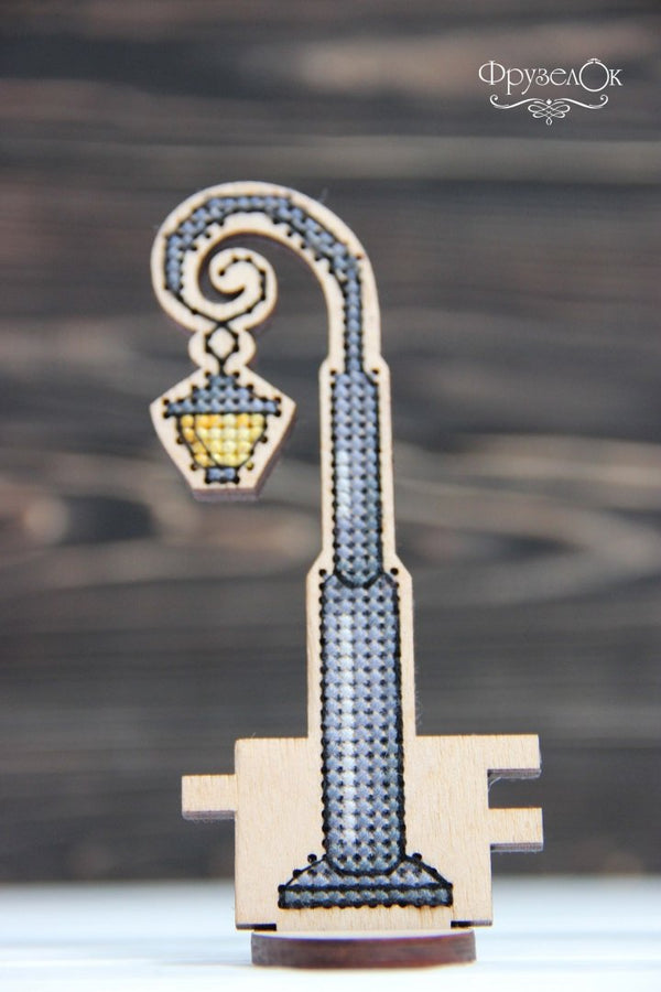 DIY Cross stitch kit on wood