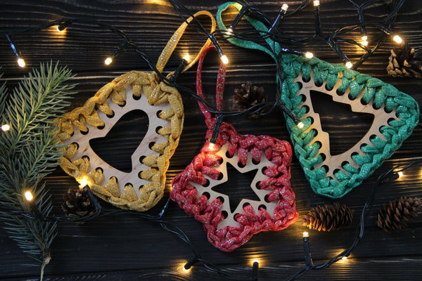 DIY Cross stitch kit on wood