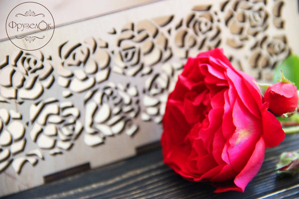 DIY Cross stitch kit on wood