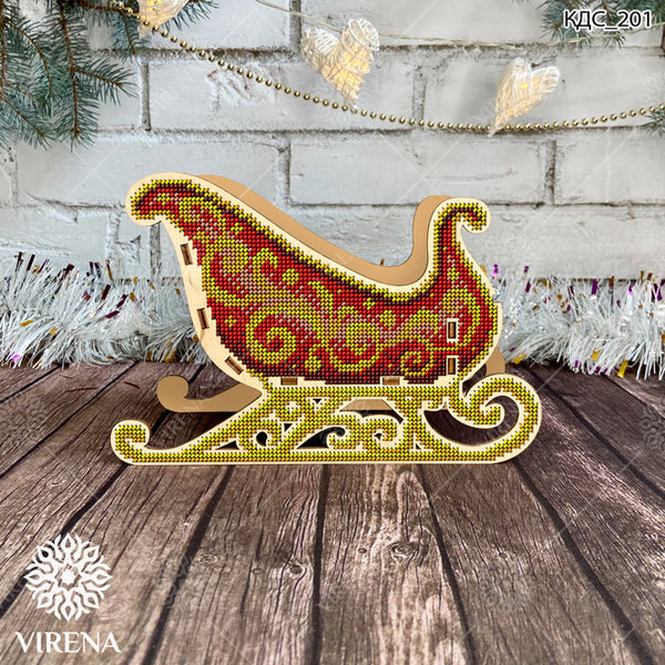 DIY Christmas sleigh kit