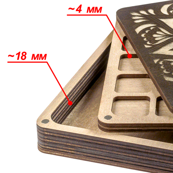 Multilayer bead organizer