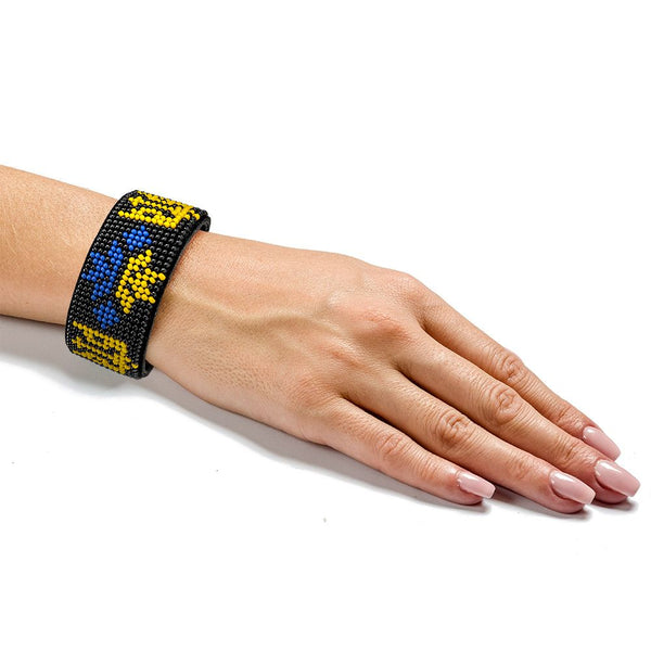 Bead embroidery kit on artificial leather FLBB-001