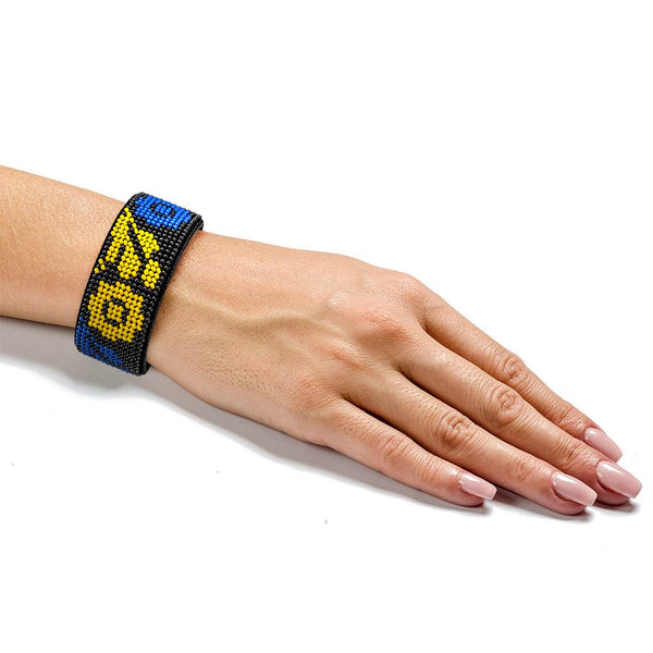 Bead embroidery kit on artificial leather FLBB-002