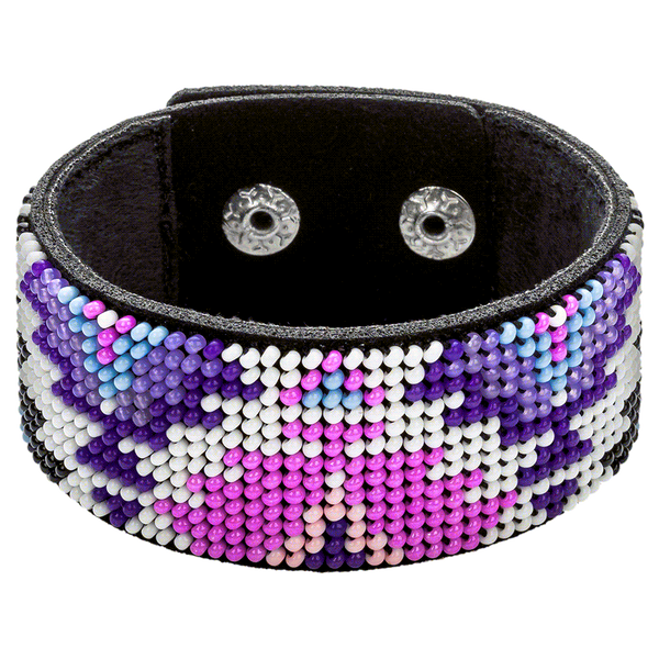 Bead embroidery kit on artificial leather FLBB-015