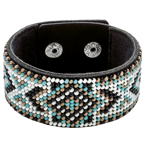 Bead embroidery kit on artificial leather FLBB-016