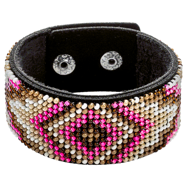 Bead embroidery kit on artificial leather FLBB-017