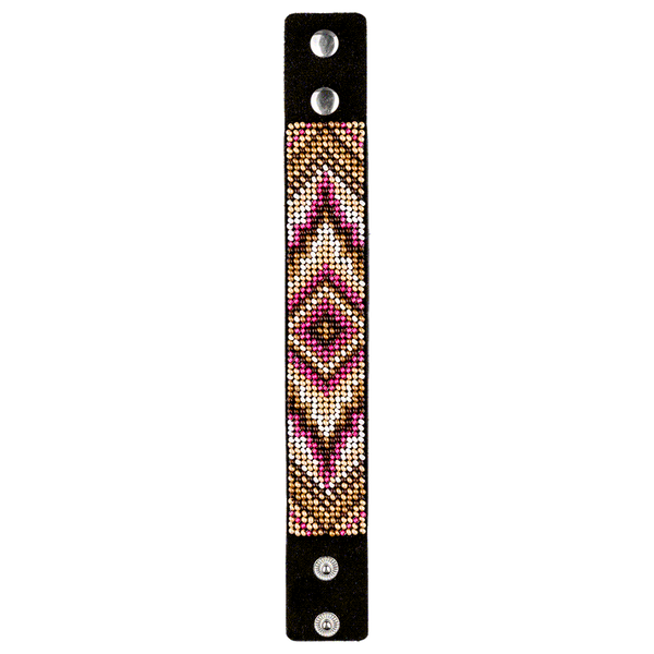 Bead embroidery kit on artificial leather FLBB-017