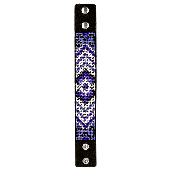 Bead embroidery kit on artificial leather FLBB-020