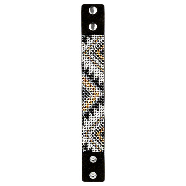 Bead embroidery kit on artificial leather FLBB-025