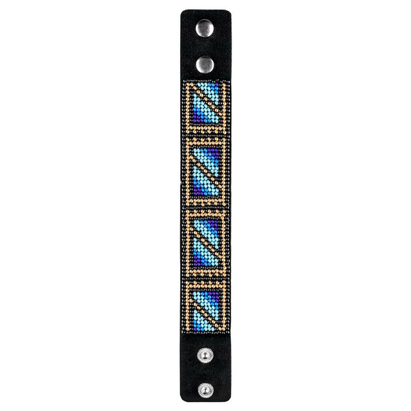 Bead embroidery kit on artificial leather FLBB-028