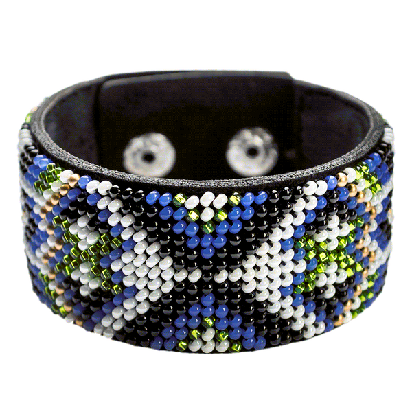 Bead embroidery kit on artificial leather FLBB-031