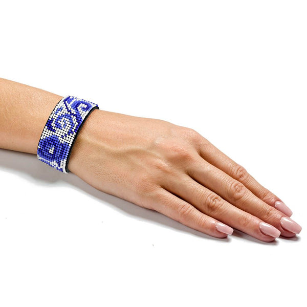 Bead embroidery kit on artificial leather FLBB-033