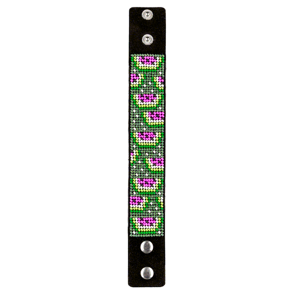 Bead embroidery kit on artificial leather FLBB-045