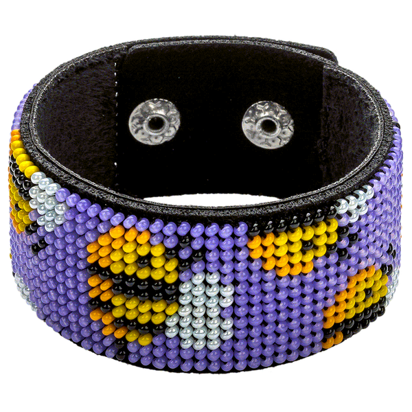 Bead embroidery kit on artificial leather FLBB-047