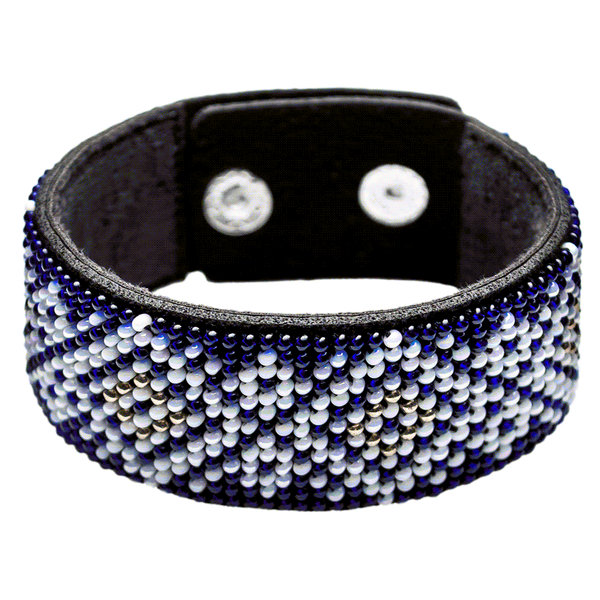 Bead embroidery kit on artificial leather FLBB-051