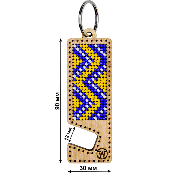 Bead embroidery kit on wood FLK-484 DIY Phone holder kit