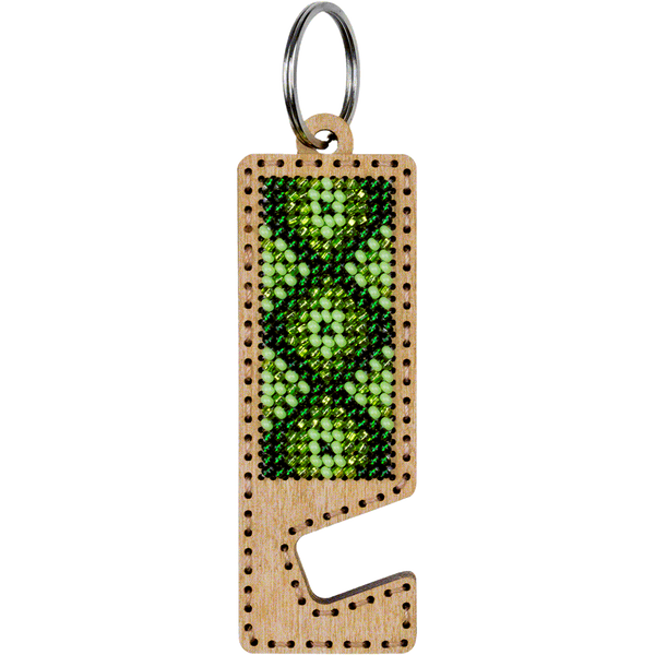 Bead embroidery kit on wood FLK-486 DIY Phone holder kit