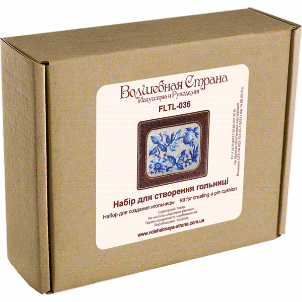 Craft kit for creating a pin cushion