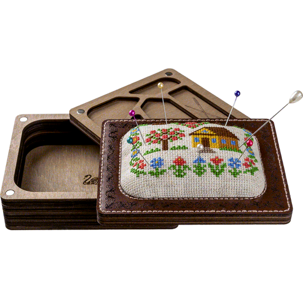 Craft kit for creating a pin cushion