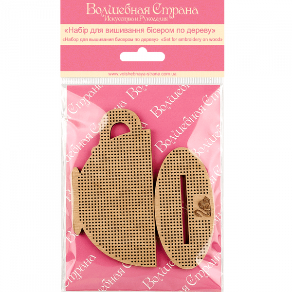 DIY Beaded embroidery on wood kit