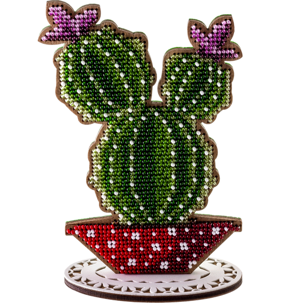 DIY Bead embroidery kit on wood