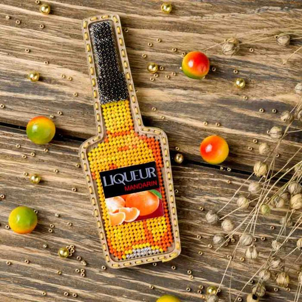 DIY Bead embroidery kit on wood