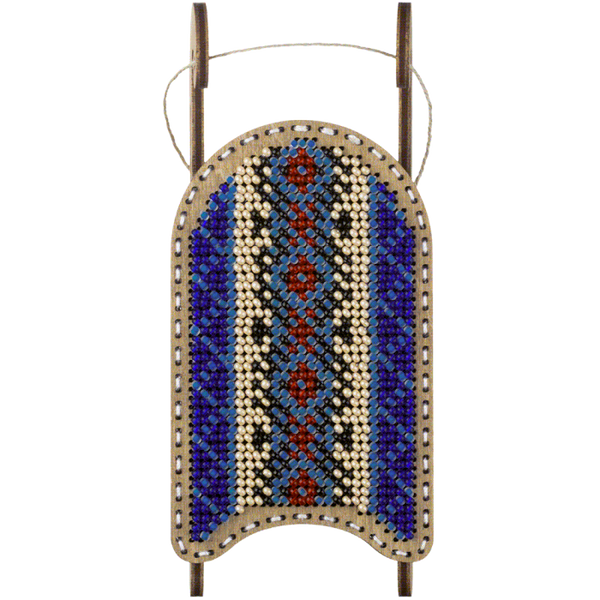 DIY Bead Embroidery on Wood Kit