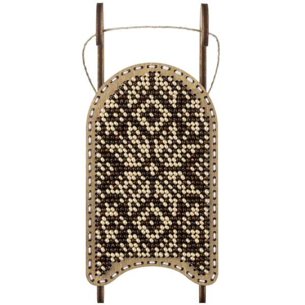 DIY Bead Embroidery on Wood Kit