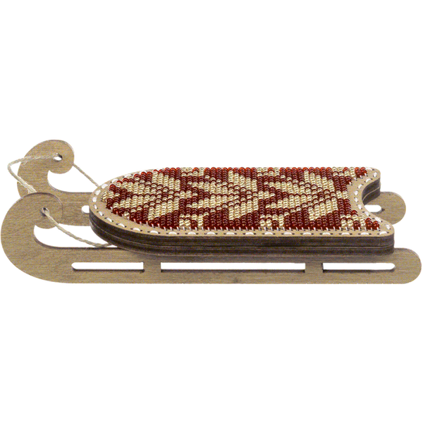 DIY Bead Embroidery on Wood Kit