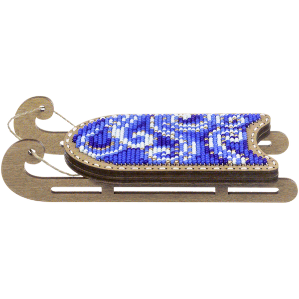 DIY Bead Embroidery on Wood Kit