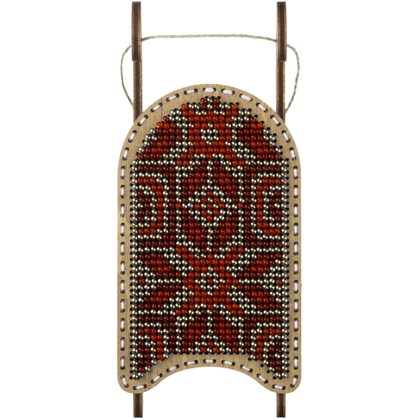 DIY Bead Embroidery on Wood Kit