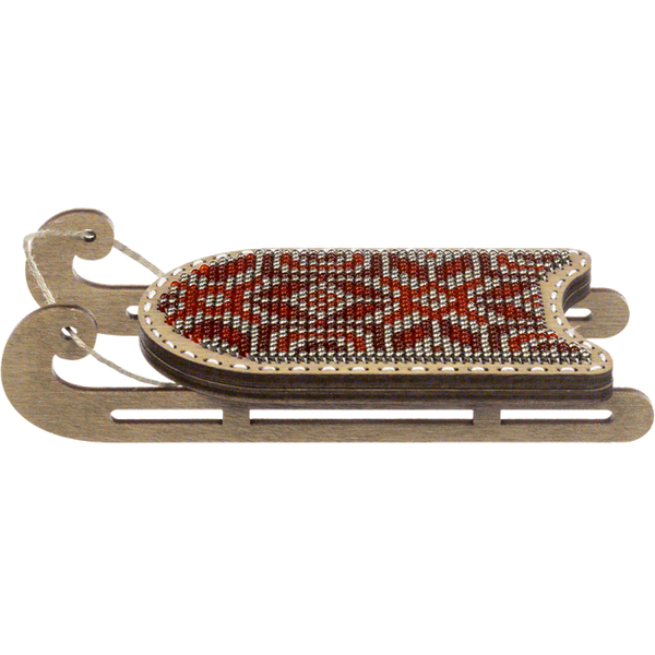 DIY Bead Embroidery on Wood Kit