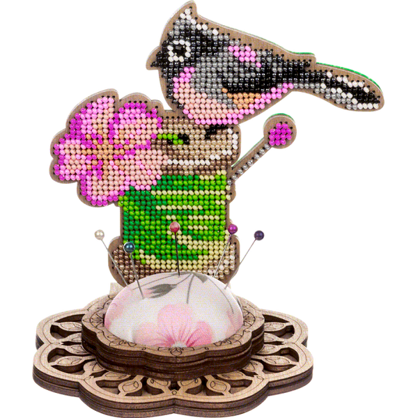 DIY needle cushion kit, needle minder