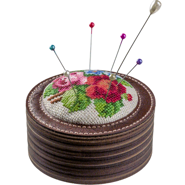 Craft kit for creating a pin cushion