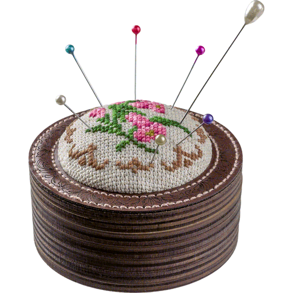 Craft kit for creating a pin cushion