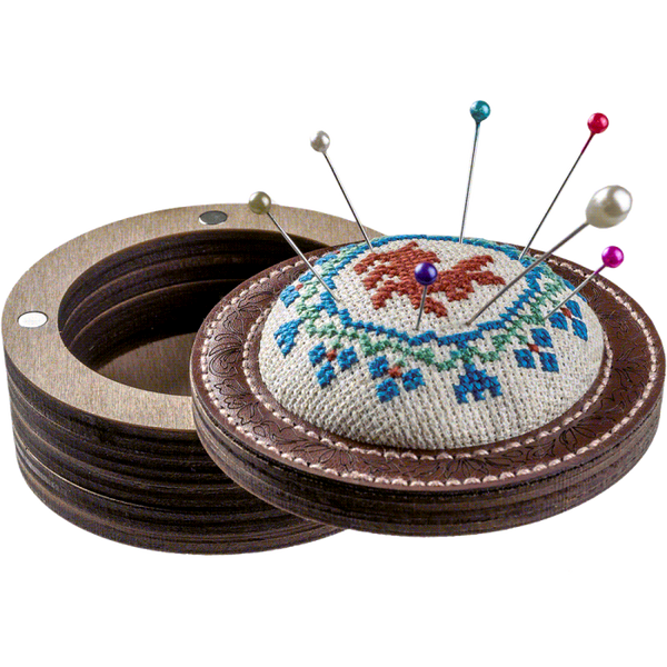 Craft kit for creating a pin cushion