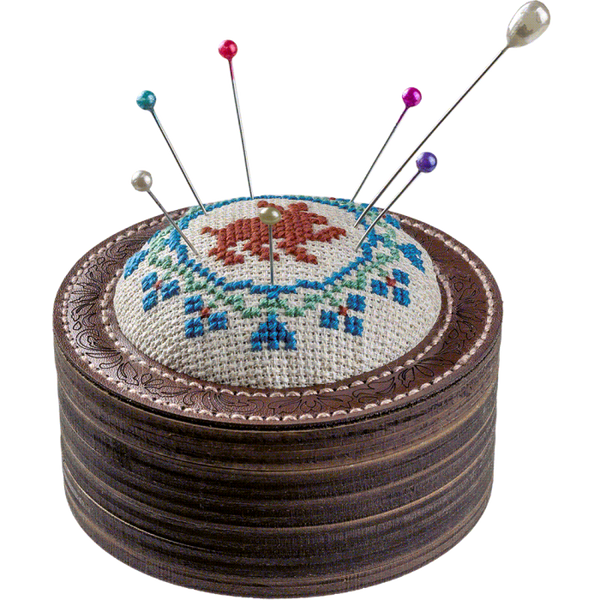 Craft kit for creating a pin cushion
