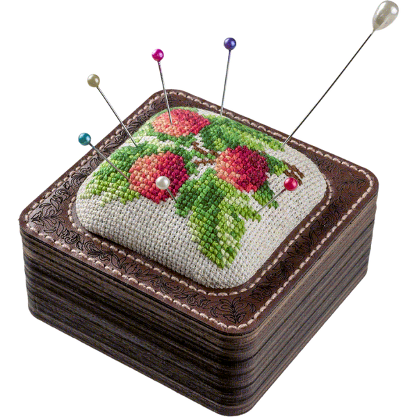 Craft kit for creating a pin cushion