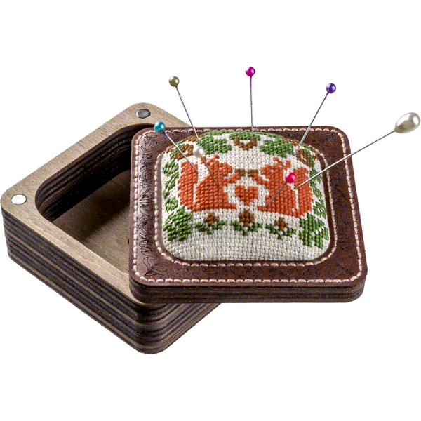 Craft kit for creating a pin cushion