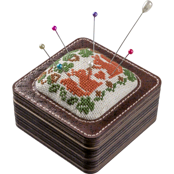 Craft kit for creating a pin cushion