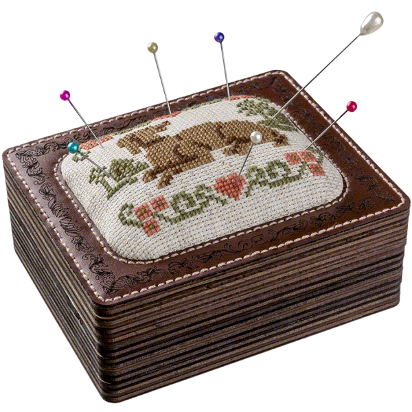 Craft kit for creating a pin cushion