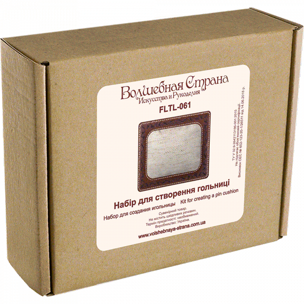 Craft kit for creating a pin cushion