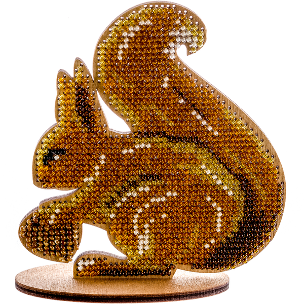 DIY Beaded embroidery on wood kit