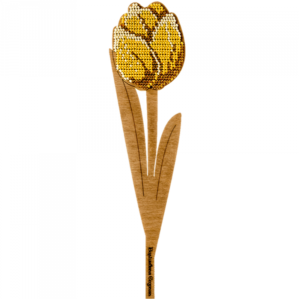 DIY Bead embroidery kit on wood